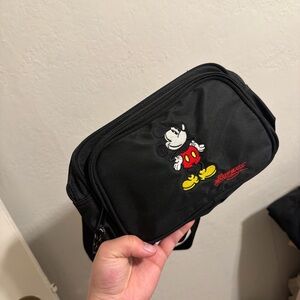 Disney Mickey Mouse Black Belt Bag